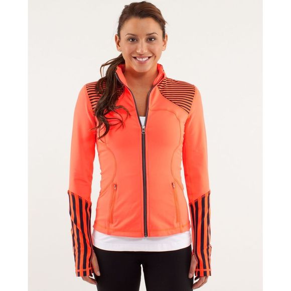 lululemon athletica Jackets & Blazers - Lululemon Forme Jacket Flare Inkwell Stripe